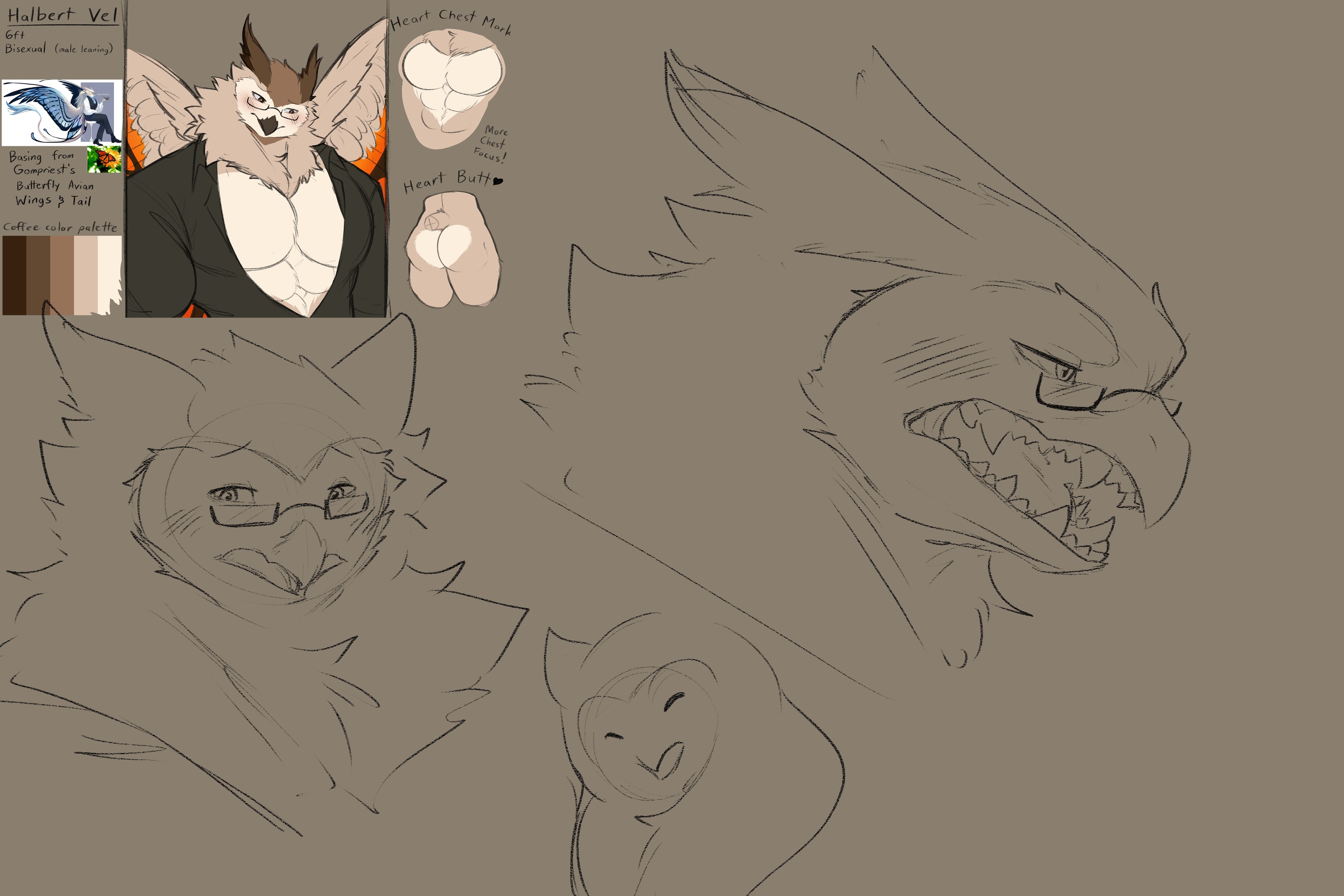 Halbert - doodles - By @entitropy on Itaku