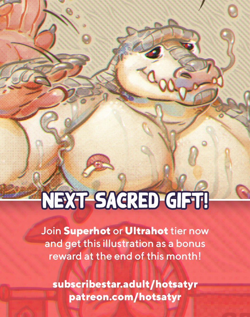 NEXT SACRED GIFT COMING SOON! - By @hotsatyr on Itaku