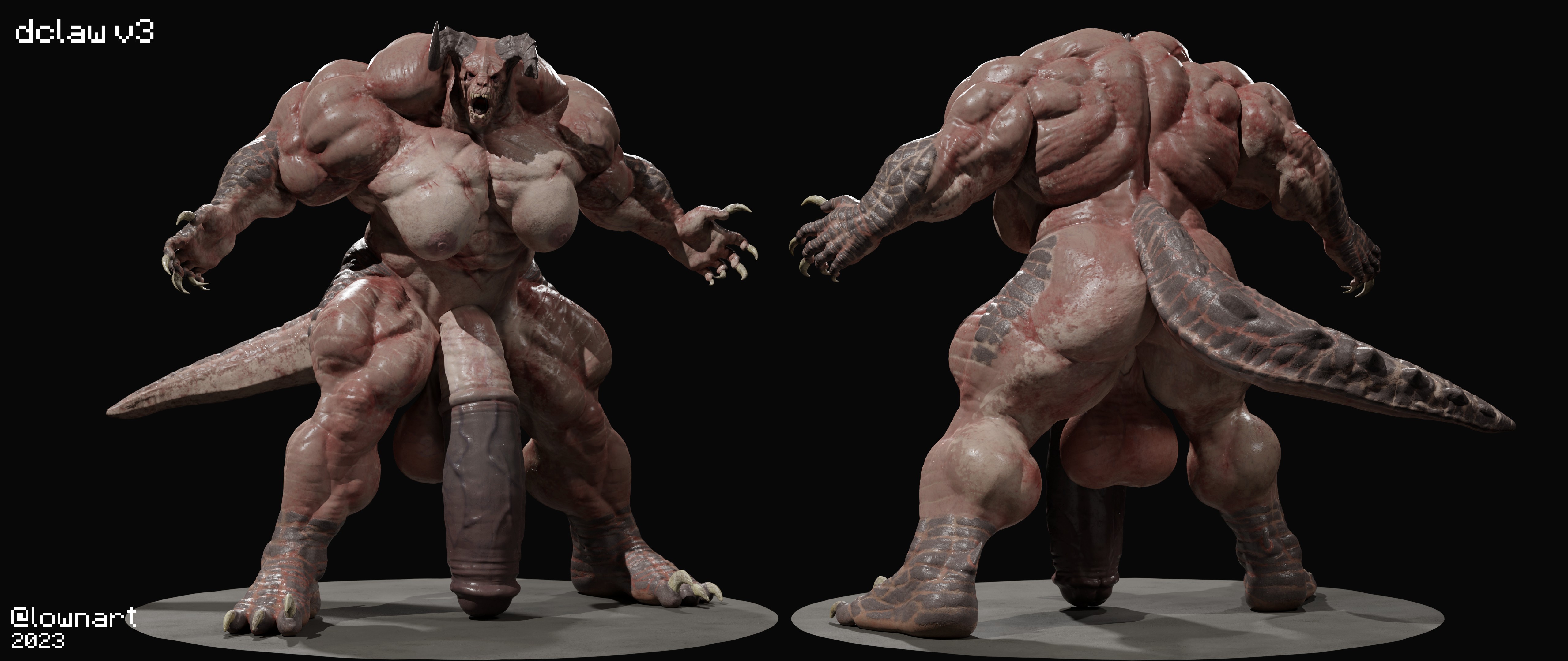 dclaw viewer - By @lownart on Itaku