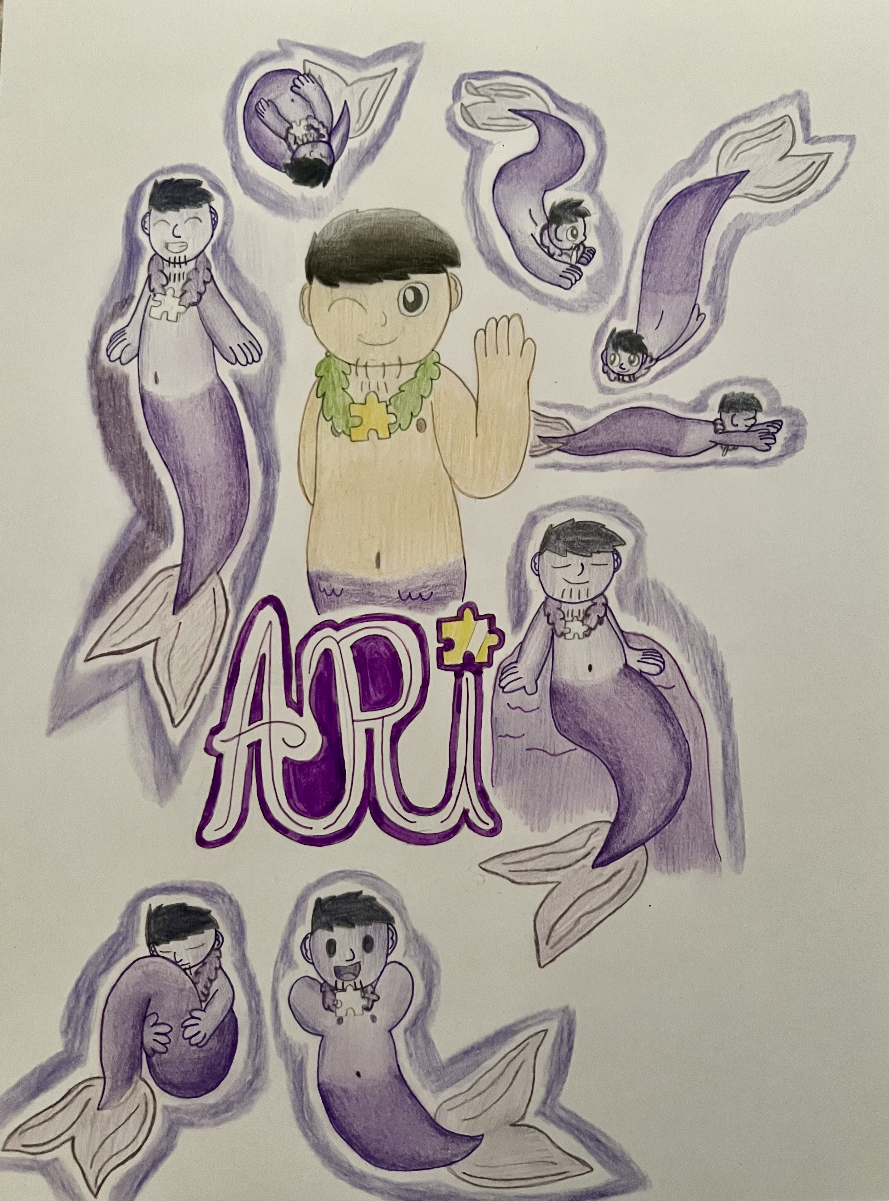Ari Ref Sheet 2026 - By @shriff-arty on Itaku