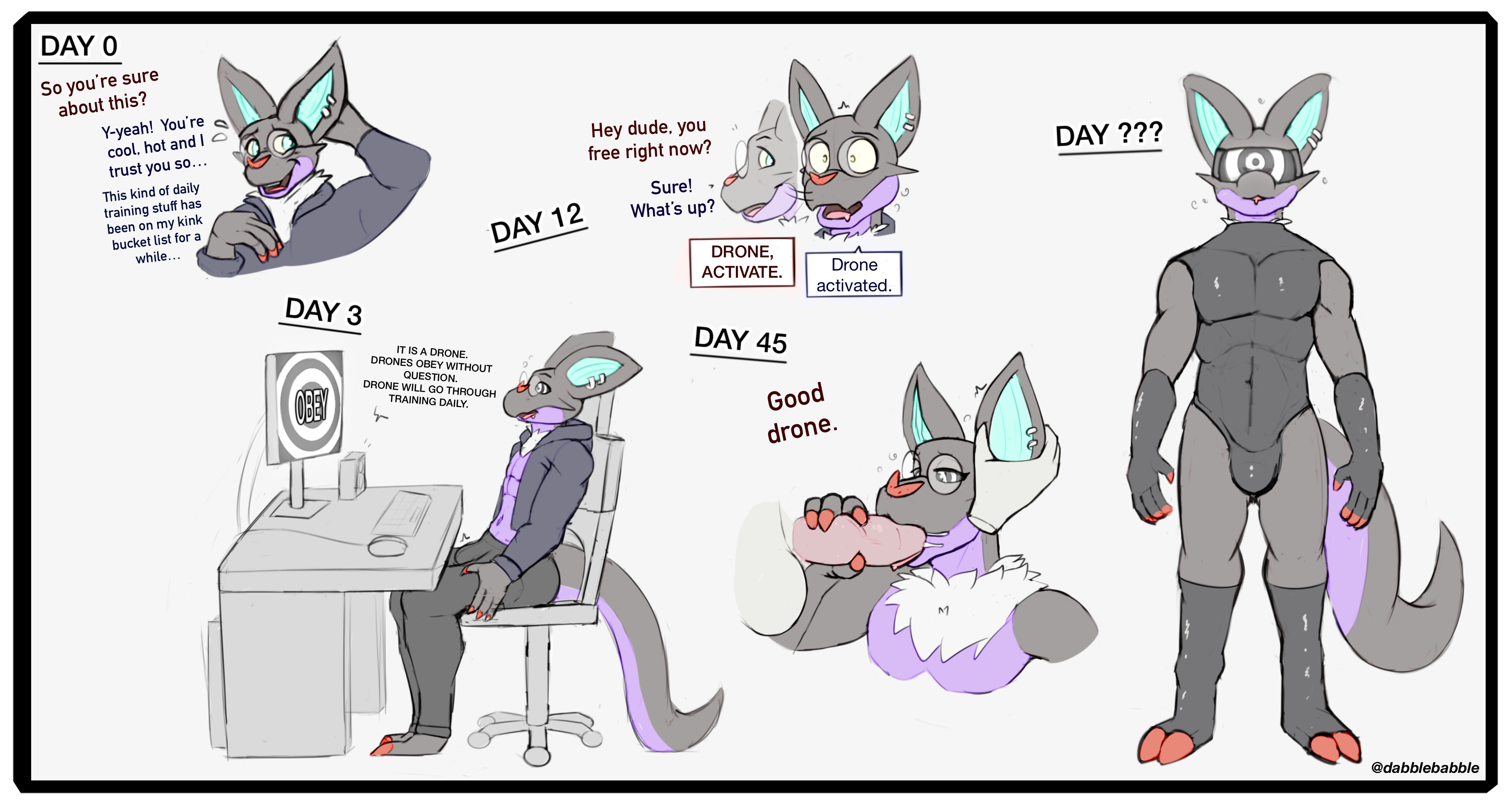 how to train your dragon-bat - By @dabblebabble on Itaku
