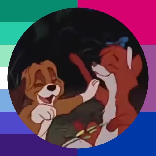 The Actual OG Tod x Copper Pride PFP - By @danifennec on Itaku