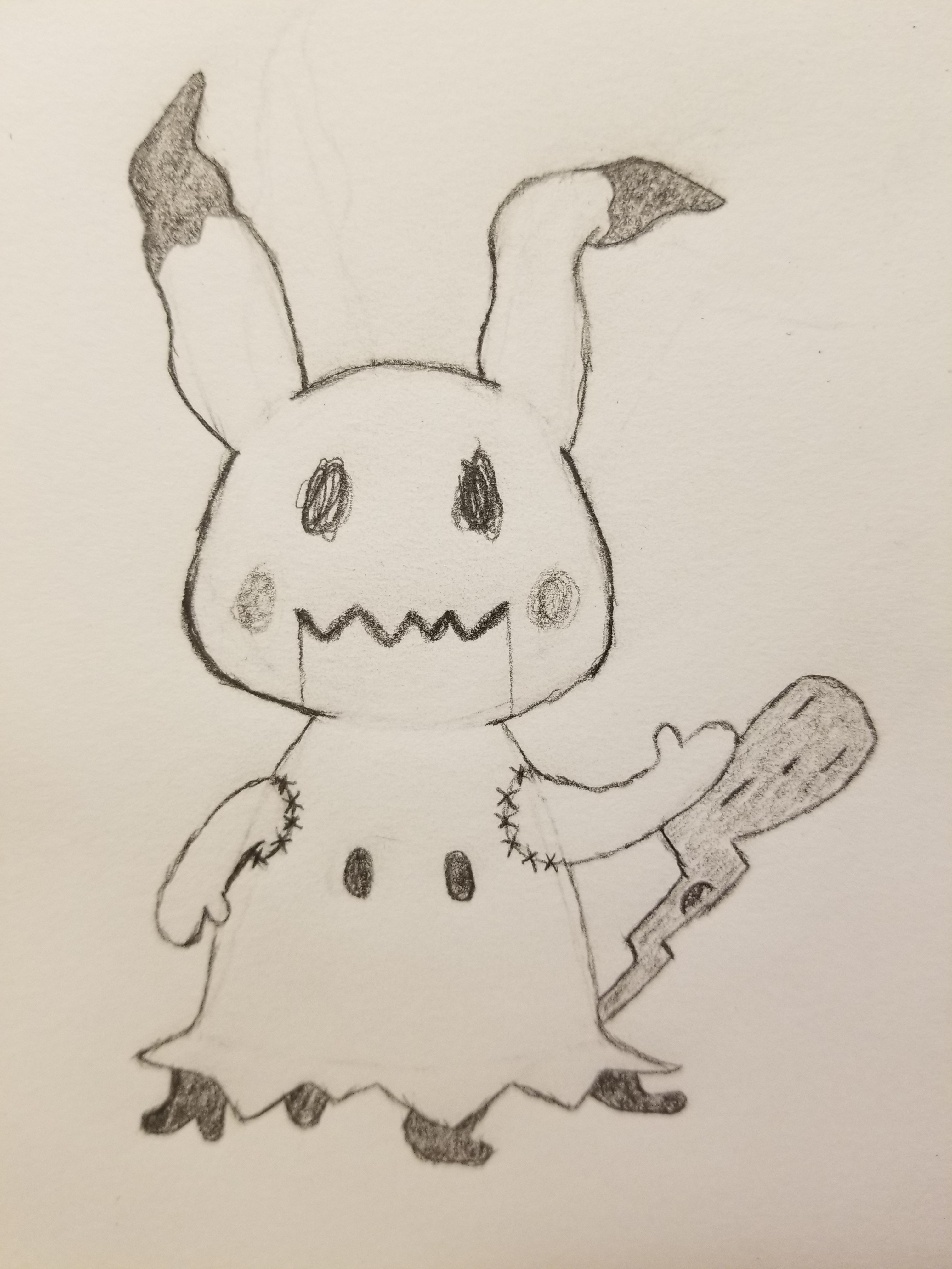 Mimikyu OC 1 - By @nunyabizness on Itaku