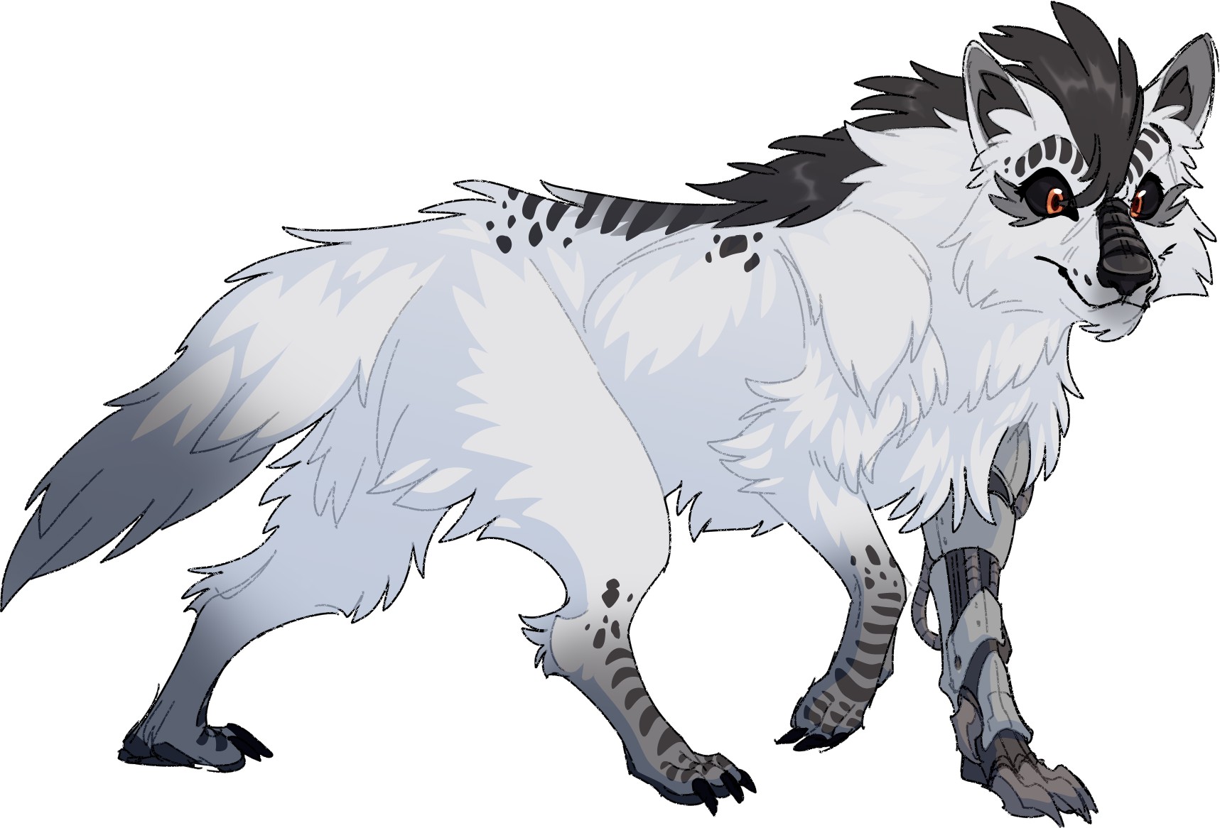 Lithe Wolf A Happy Loth-Wolf - By @razim on Itaku