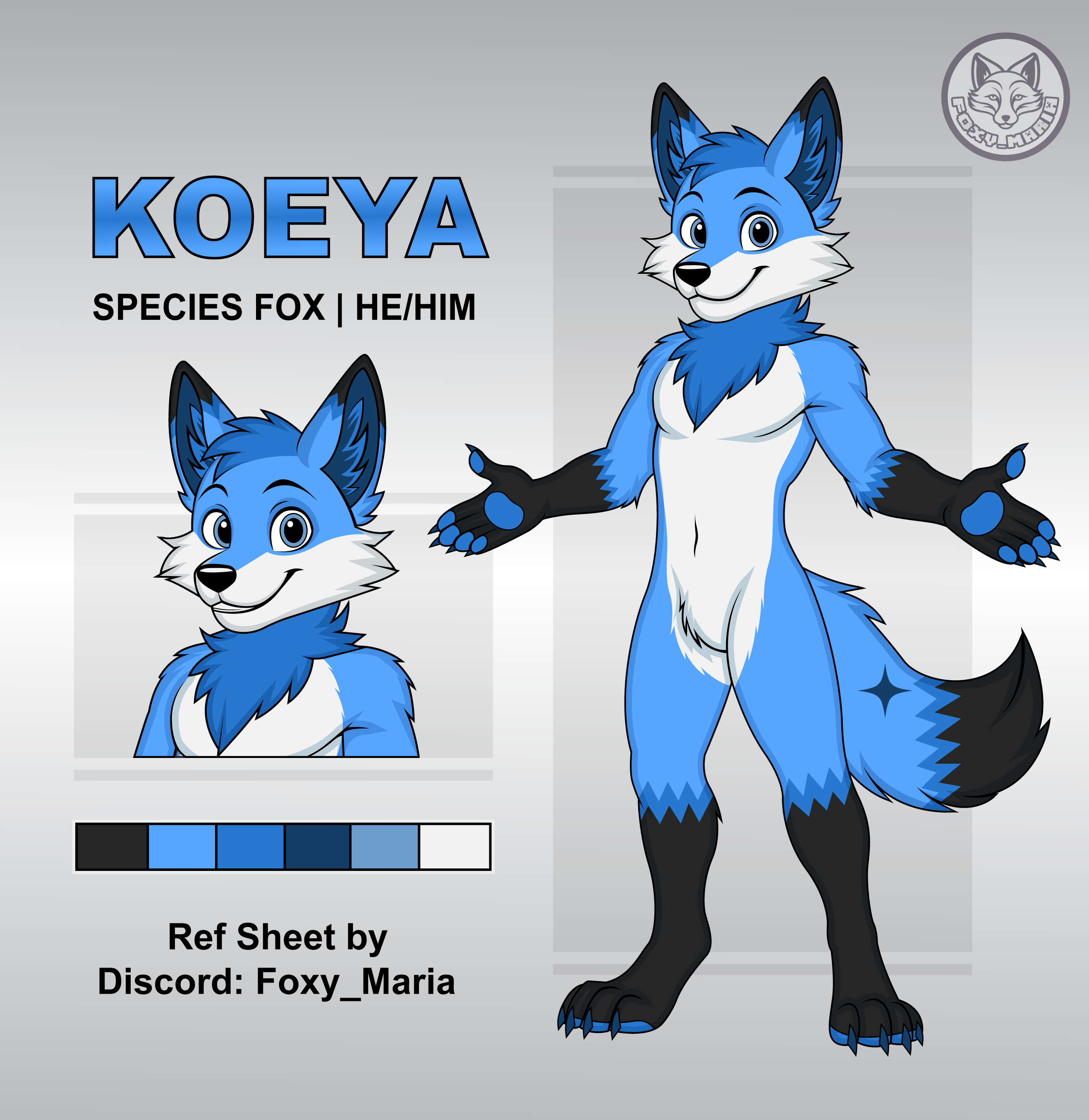 Fox Fursona Basic Reference Sheet | Comissions-Open - By @foxy_maria on ...