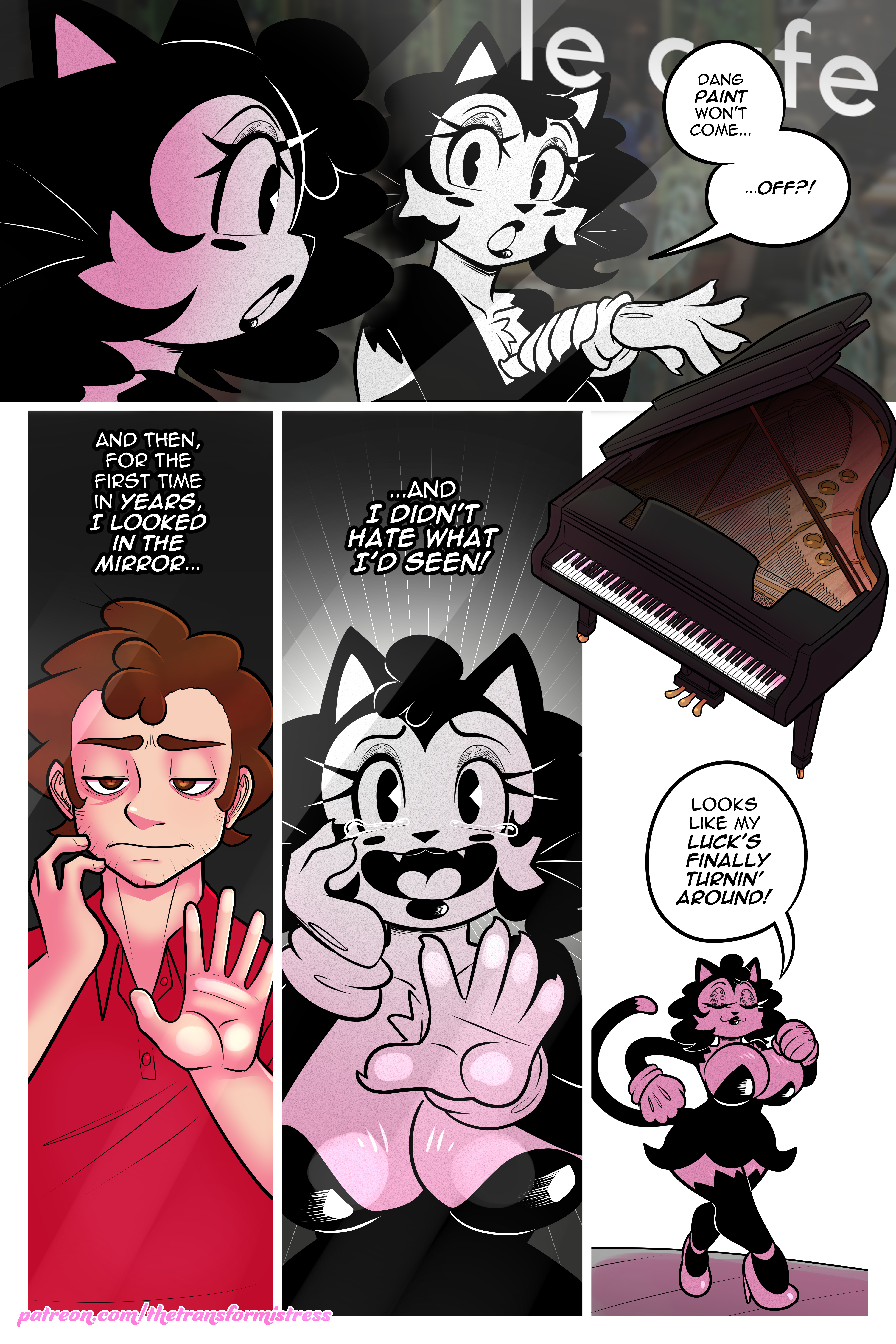 Lucky the Cat 3 - By @thetransformistress on Itaku