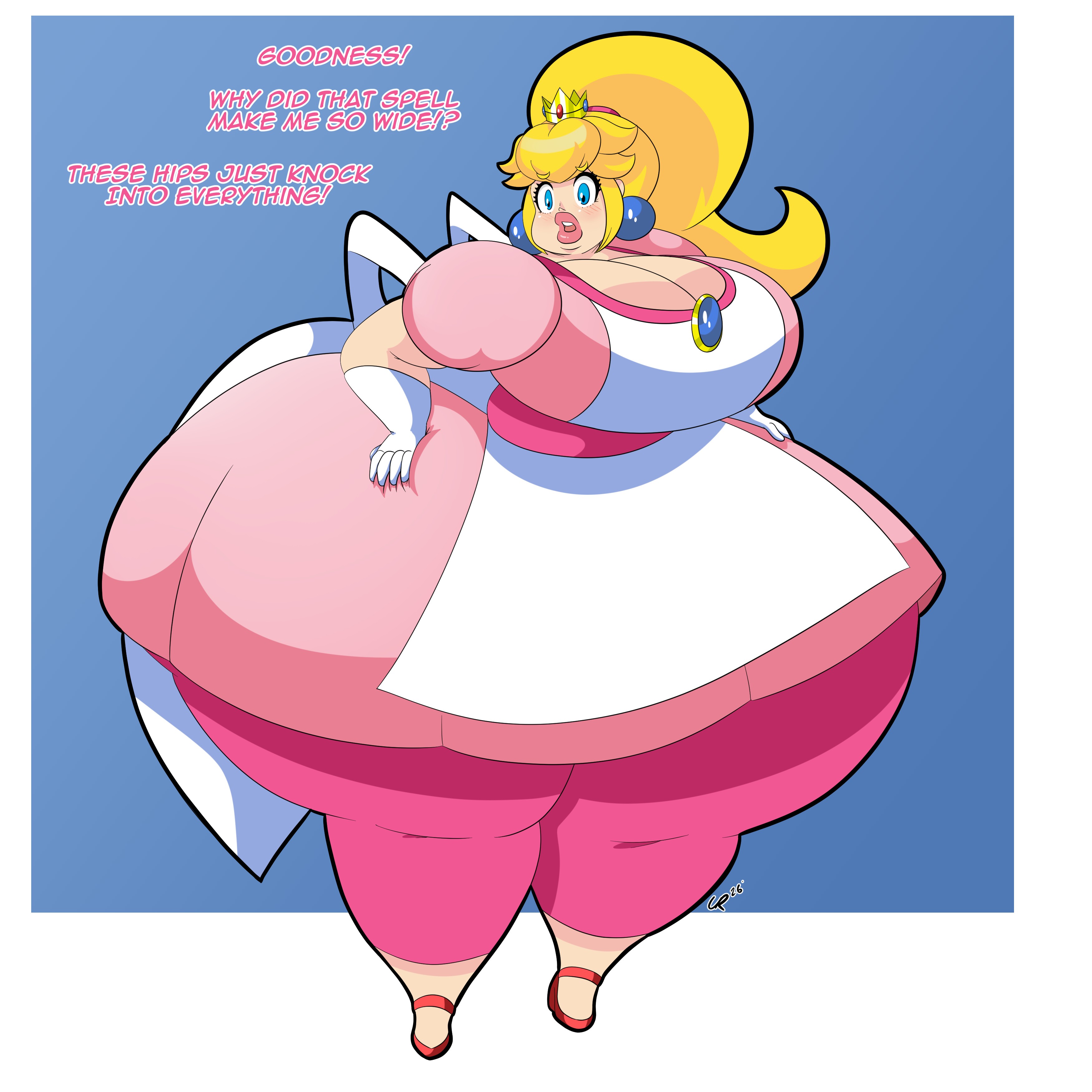 Mama Peach Concept Full Body - By @unknownrez on Itaku