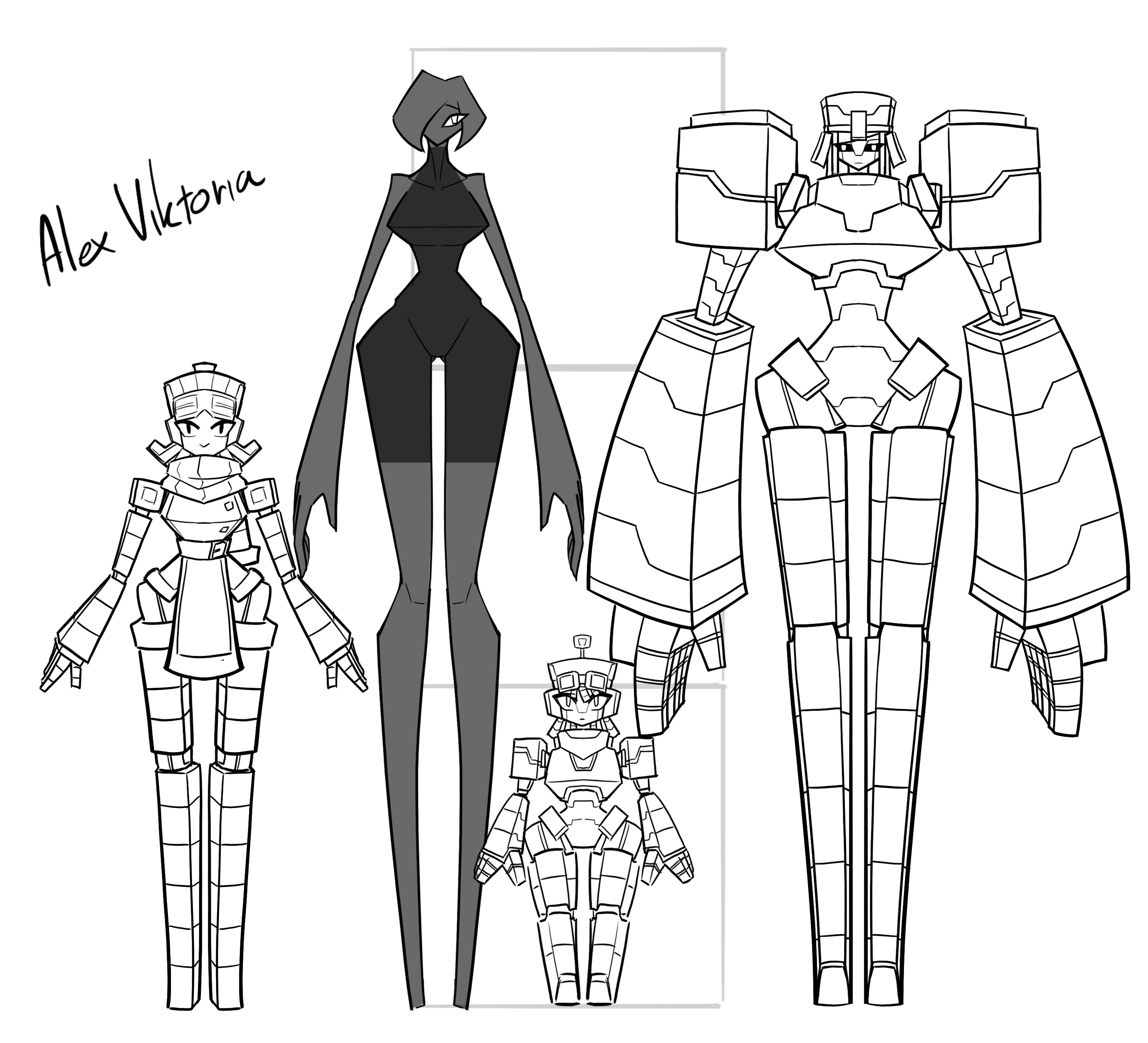 Minecraft Character Measurements Minecraft OCs height chart - By @alexviktoria on Itaku