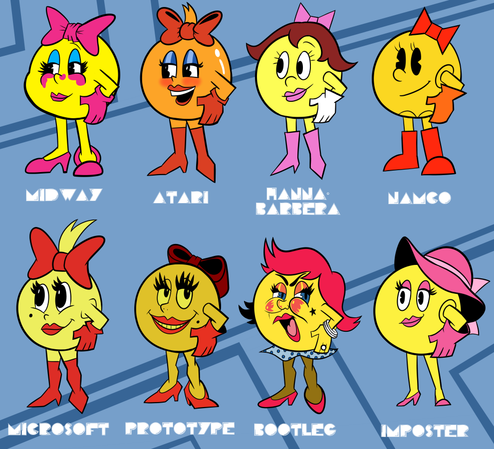 Ms. Pac-Man - By @pembrokewkorgi on Itaku