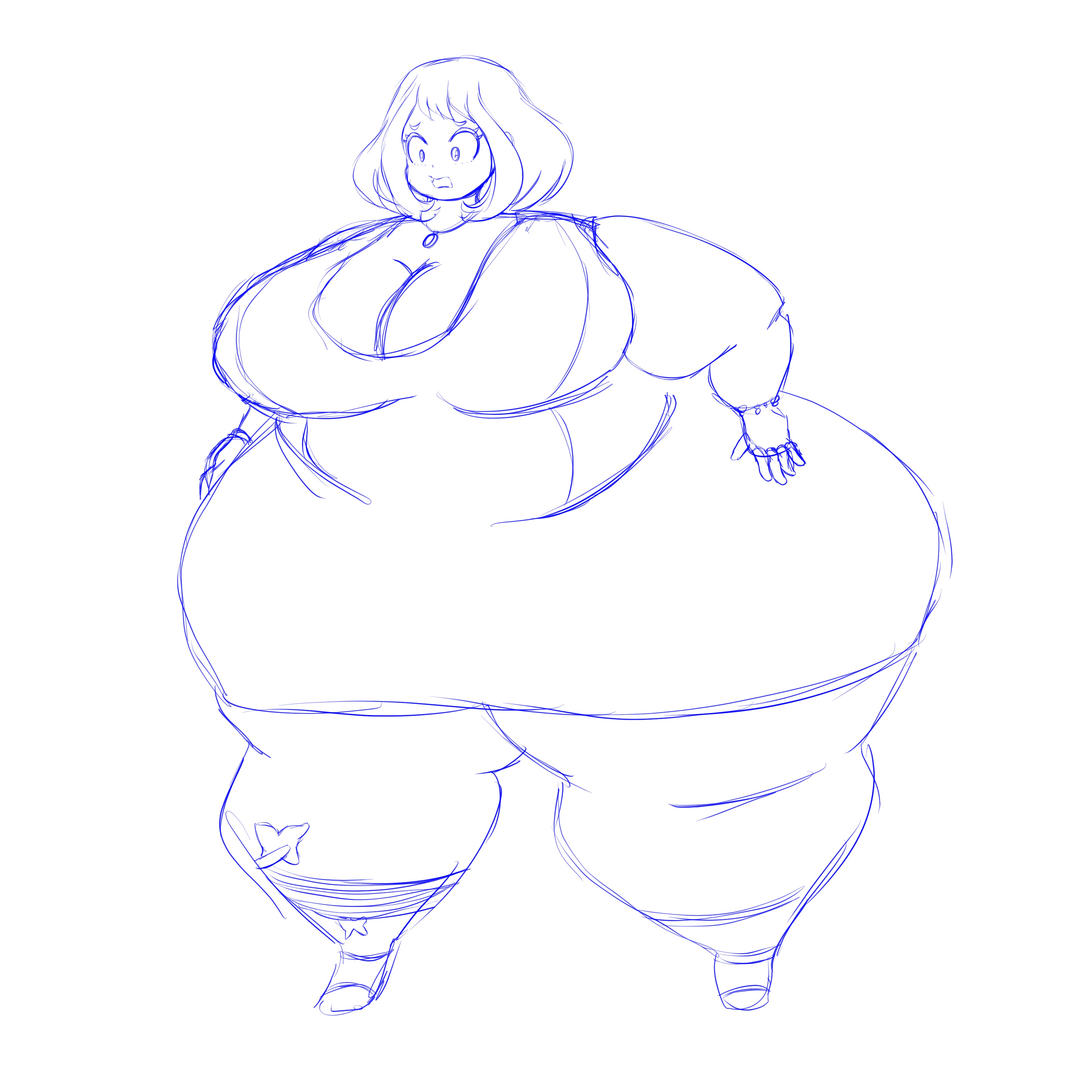 Ochaco Body Replacement Sketch - By @unknownrez on Itaku