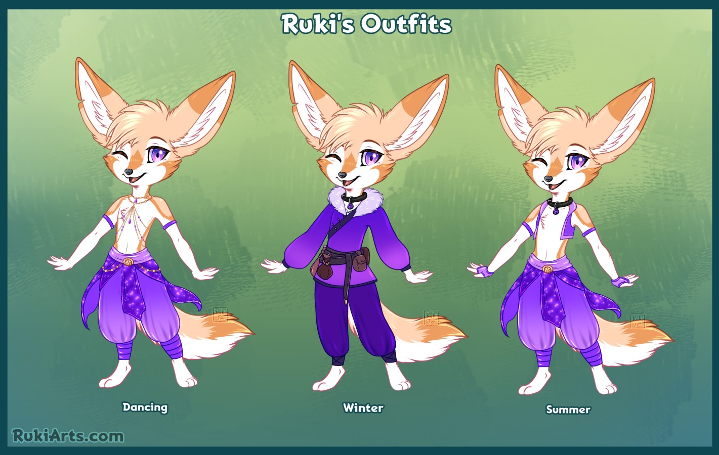 Kelly's Ruki Ruki's Outfits V1 - By @rukifox on Itaku