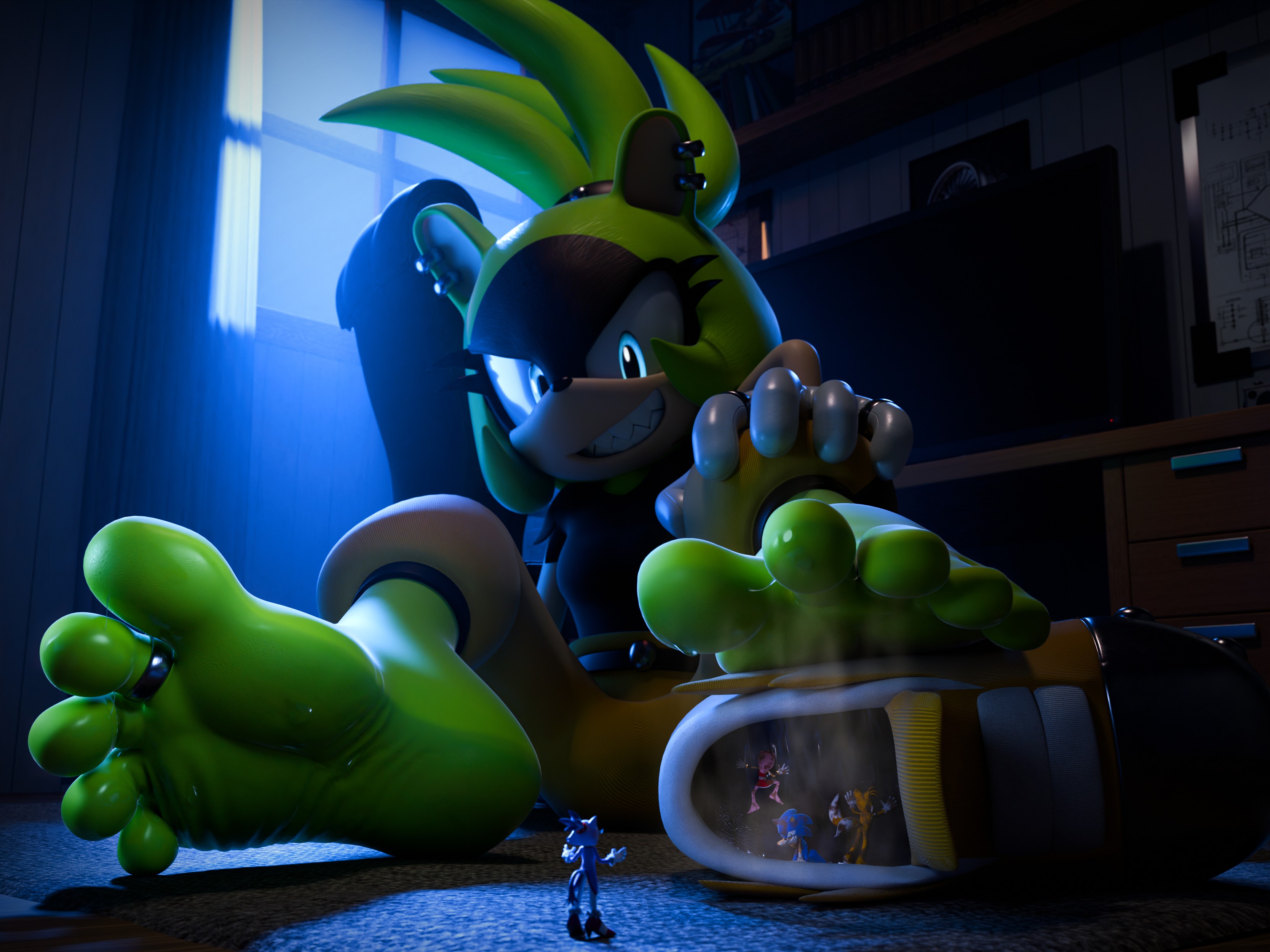 [3D] Loomy Surge 4 1 - By @feetymcfoot on Itaku