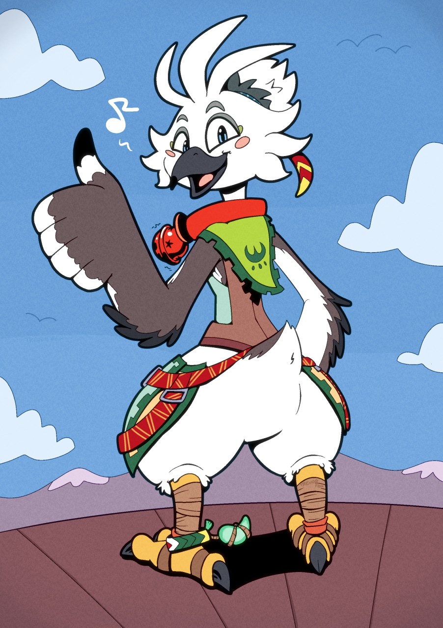 Becoming Best Bird - By @trevorfox on Itaku