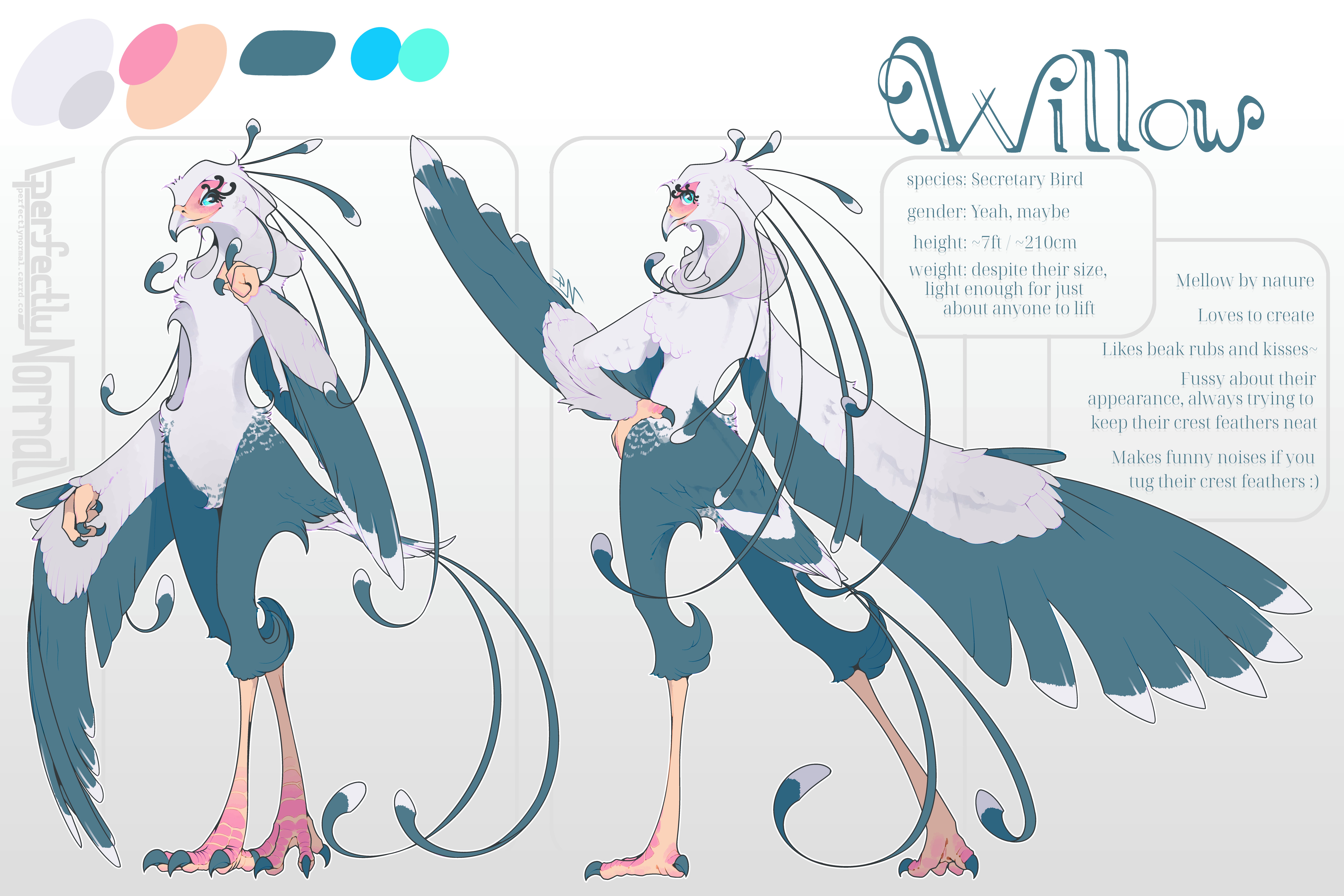 Willow Ref Sheet (sona) - By @perfectlynormal on Itaku