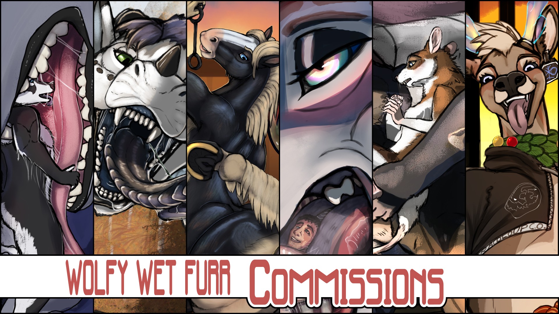 Commissions Open! - By @wolfywetfurr on Itaku