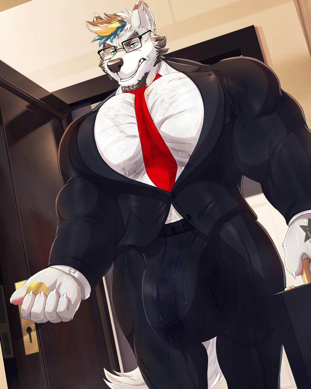 Work Up A Sweat - Commission For ZeusWusky - By @dreamandnightmare on Itaku