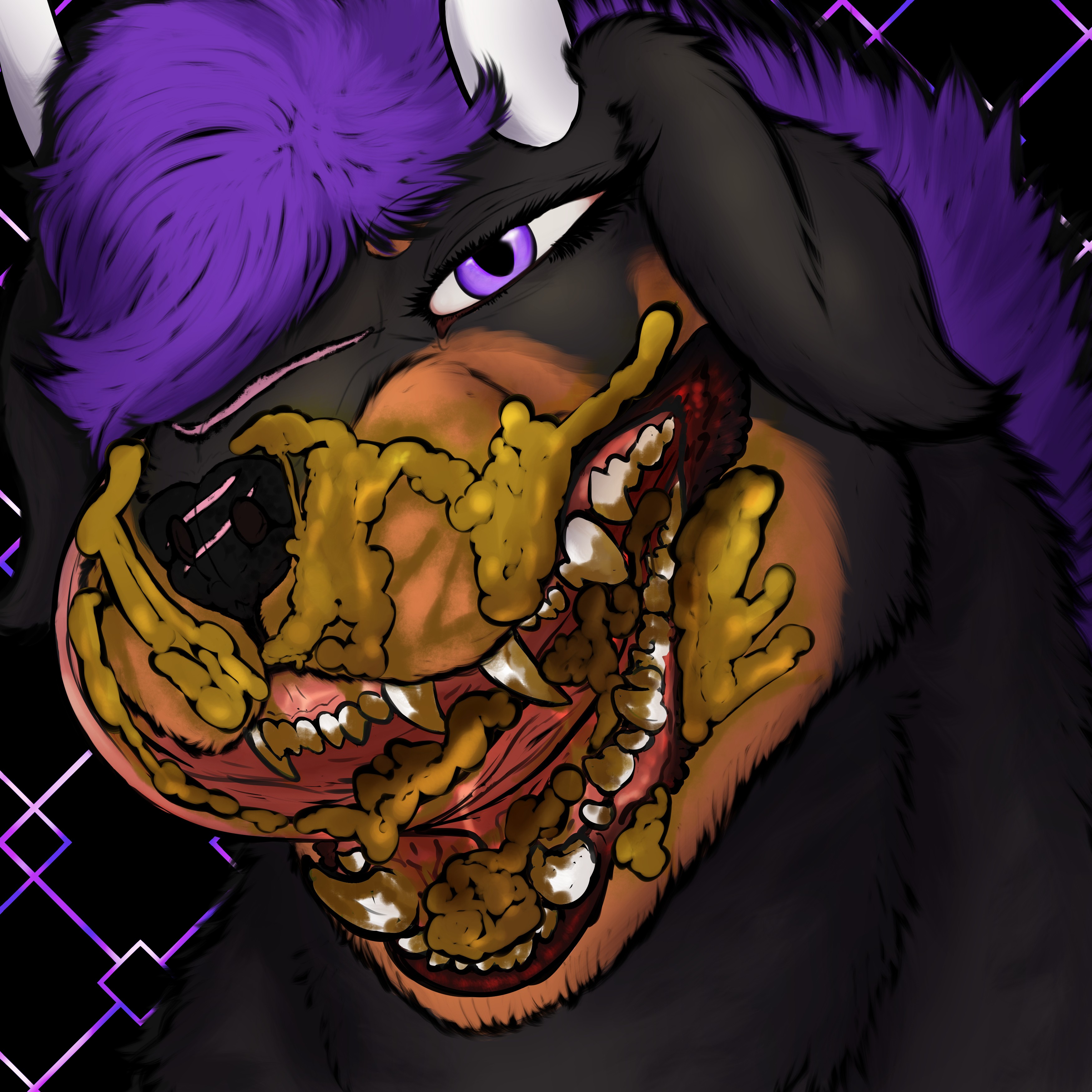 Messy Biscuit Icon 3/3 - By @yonnixart on Itaku