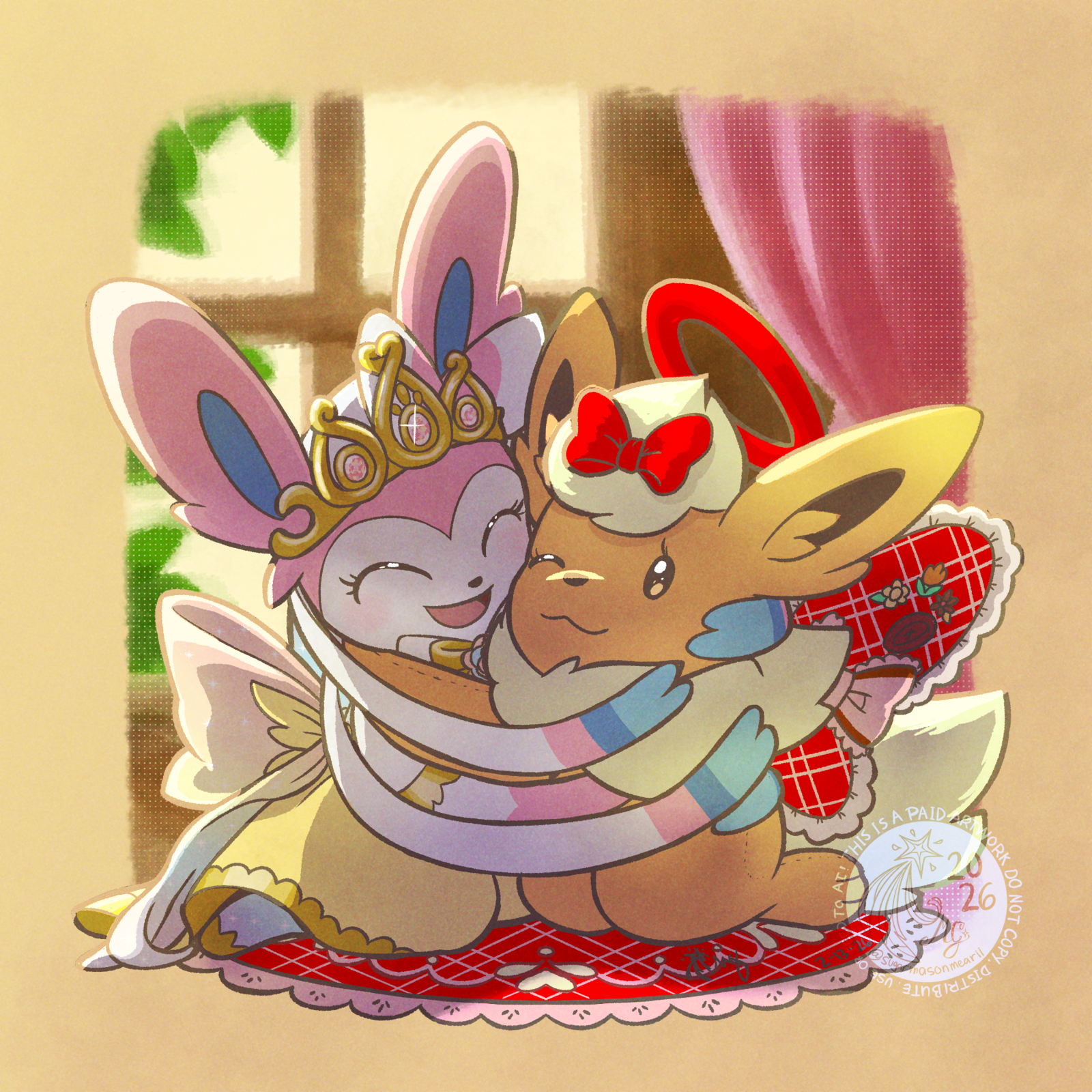 [C] Fluffy Hugs from Amanda - By @sugarmasonmearii on Itaku