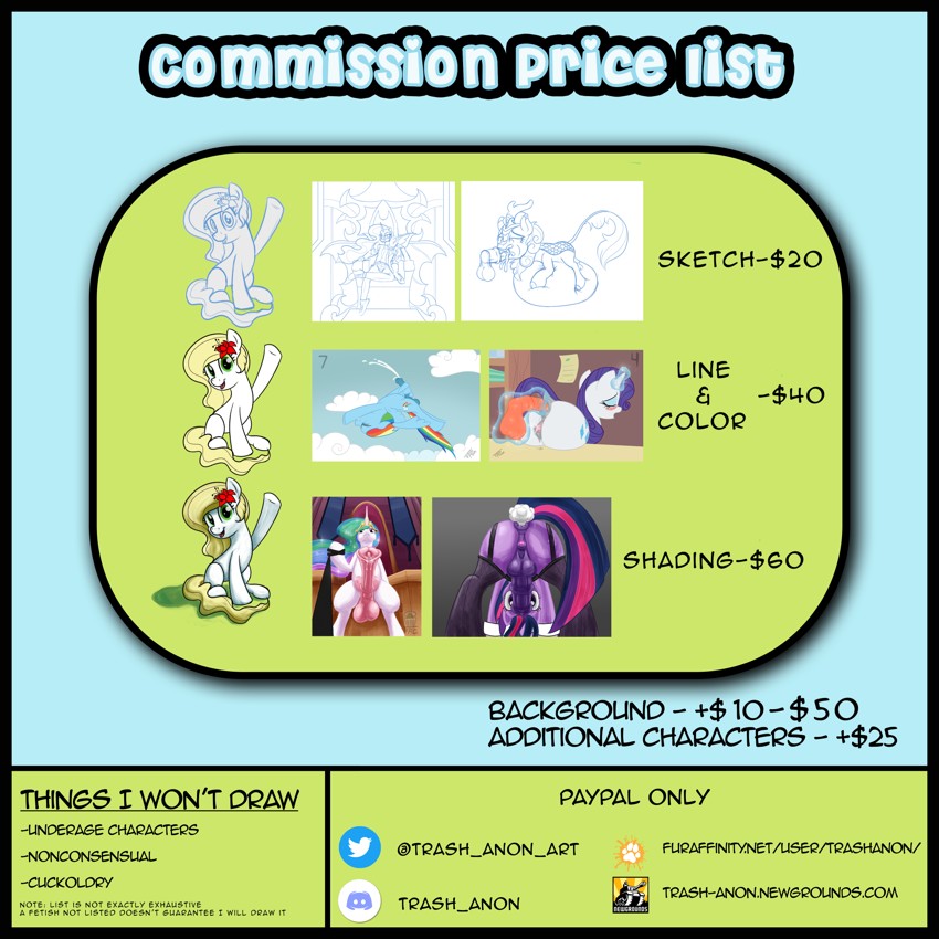 Commissions open. - By @trash_anon on Itaku