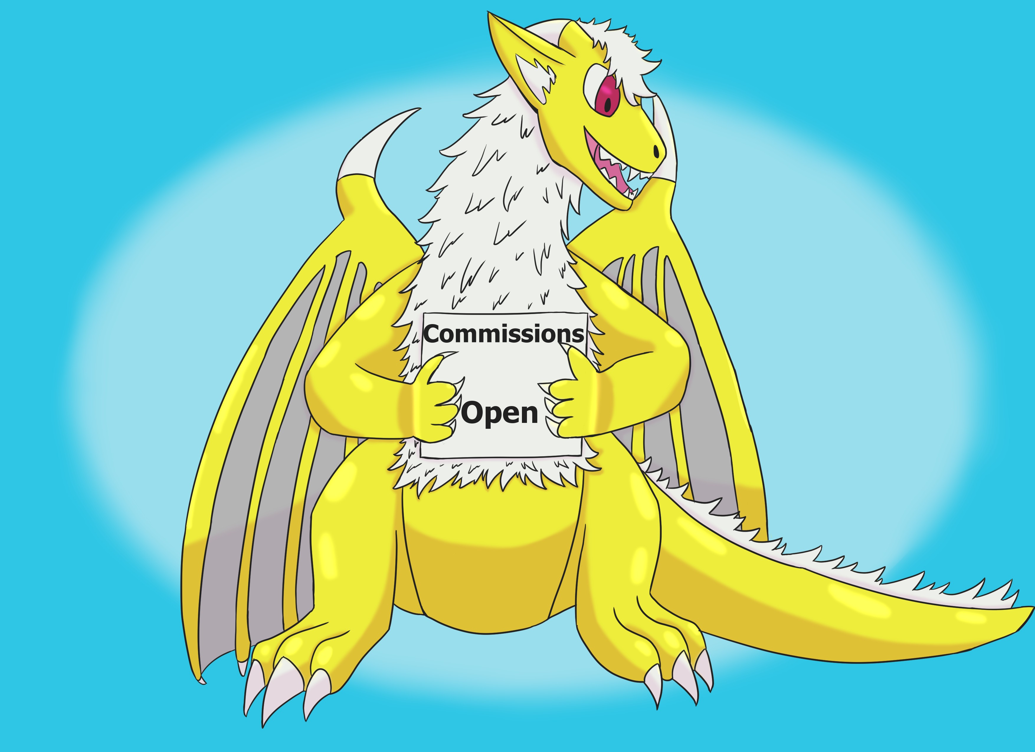 Commissions are open - By @miguel_the_divine_dragon on Itaku
