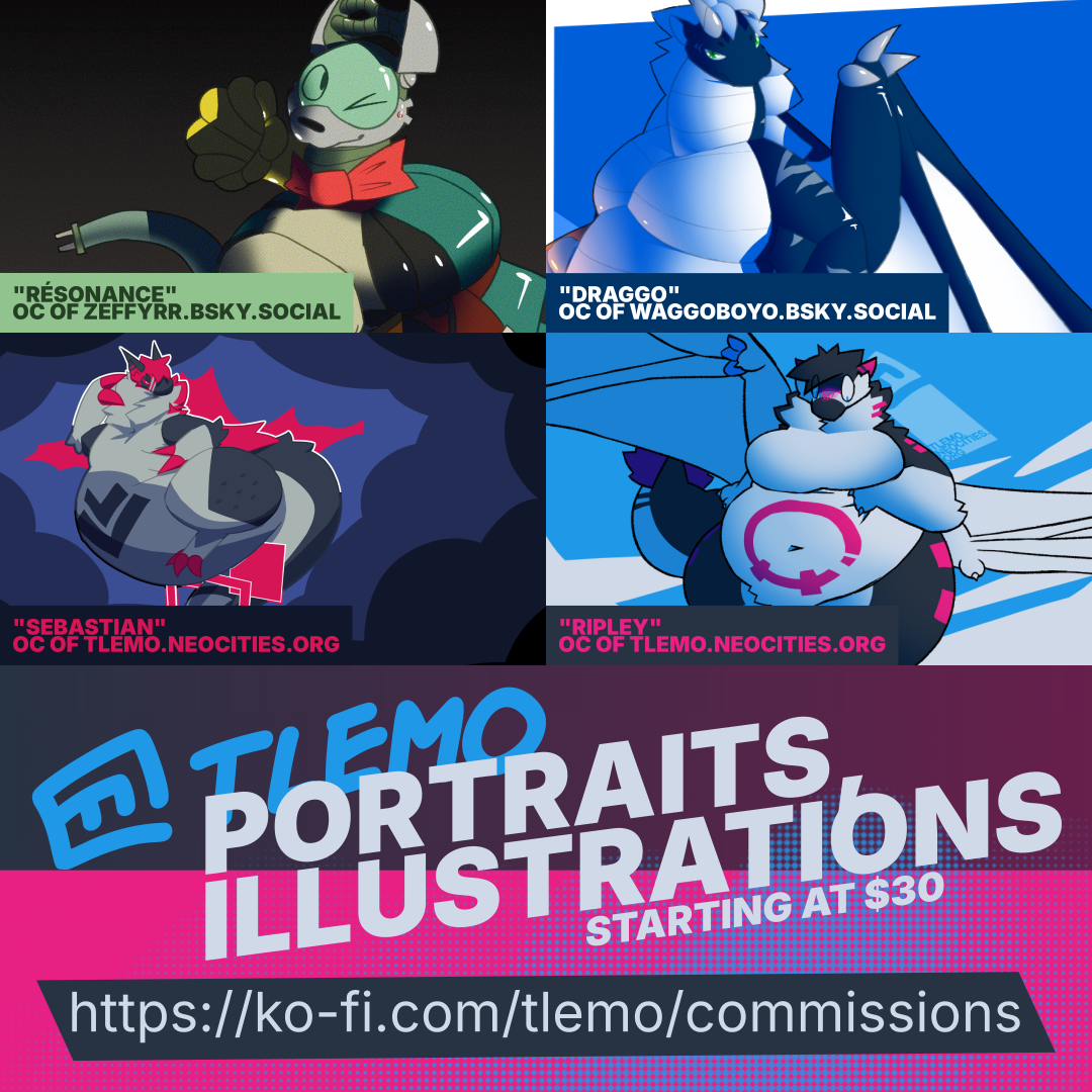 COMMISSIONS OPEN - PORTRAITS & ILLUSTRATIONS - By @tlemo on Itaku