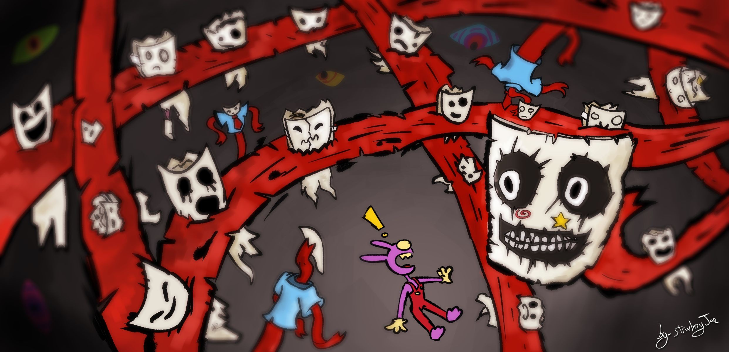 gangle's uhh Teeth! - By @strwbrryjen on Itaku