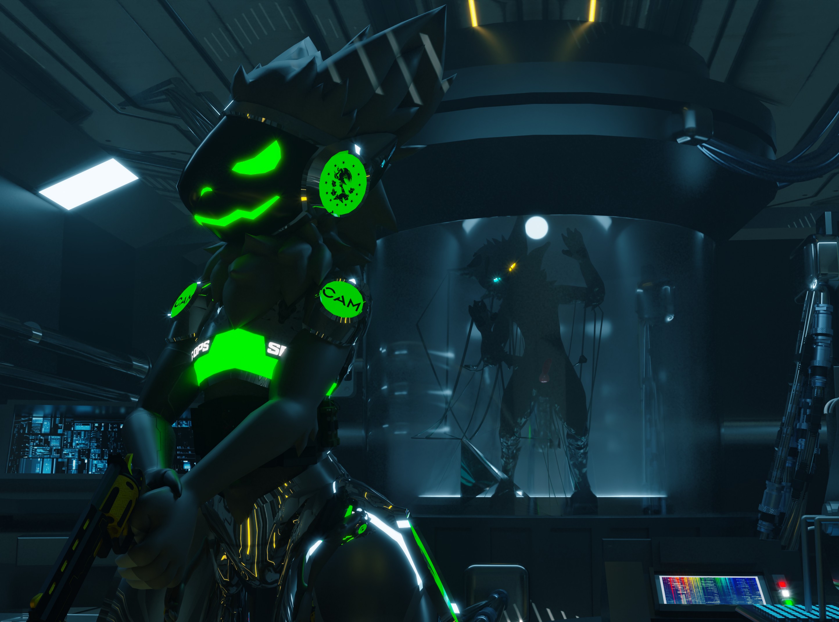 Creature Is Contained - By @soppycastle9 on Itaku