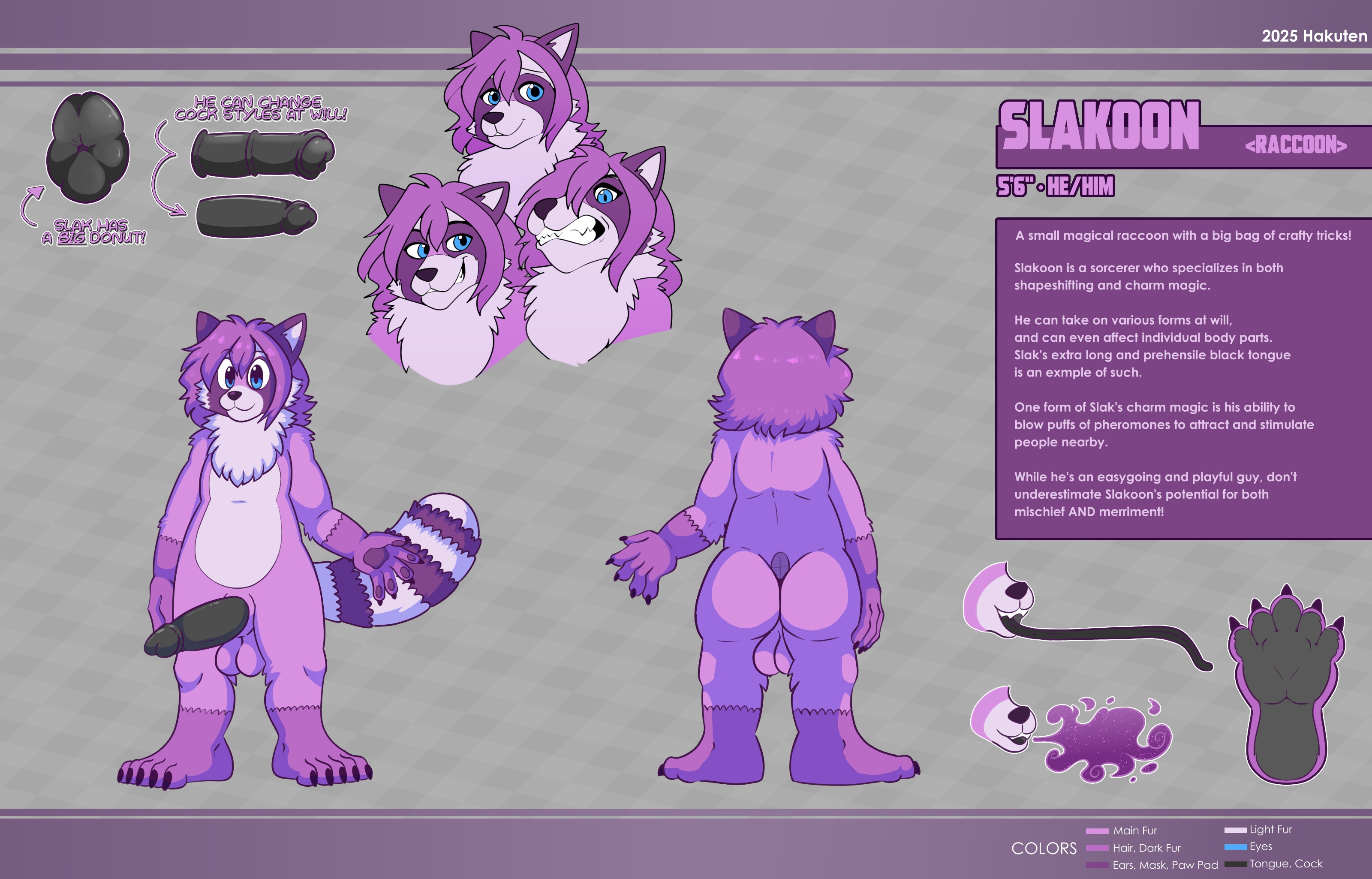 Slakoon Reference Sheet (NSFW) - By @slakinator on Itaku