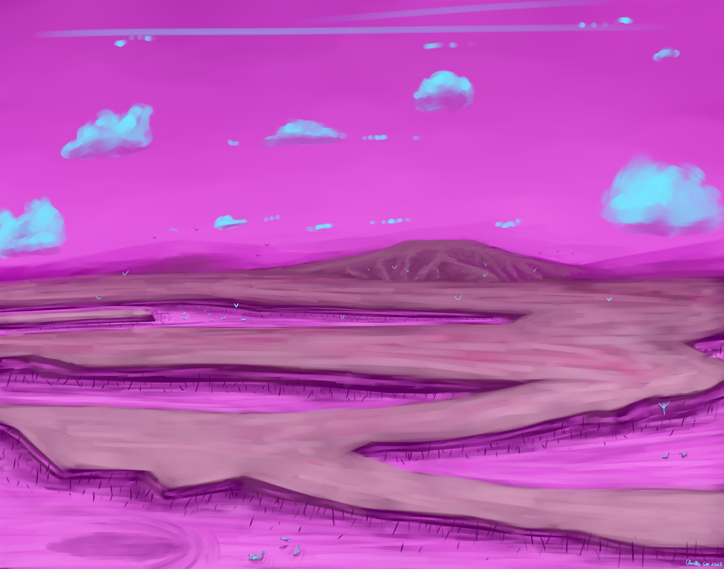 Landscape Speedpaint - By @bernad on Itaku