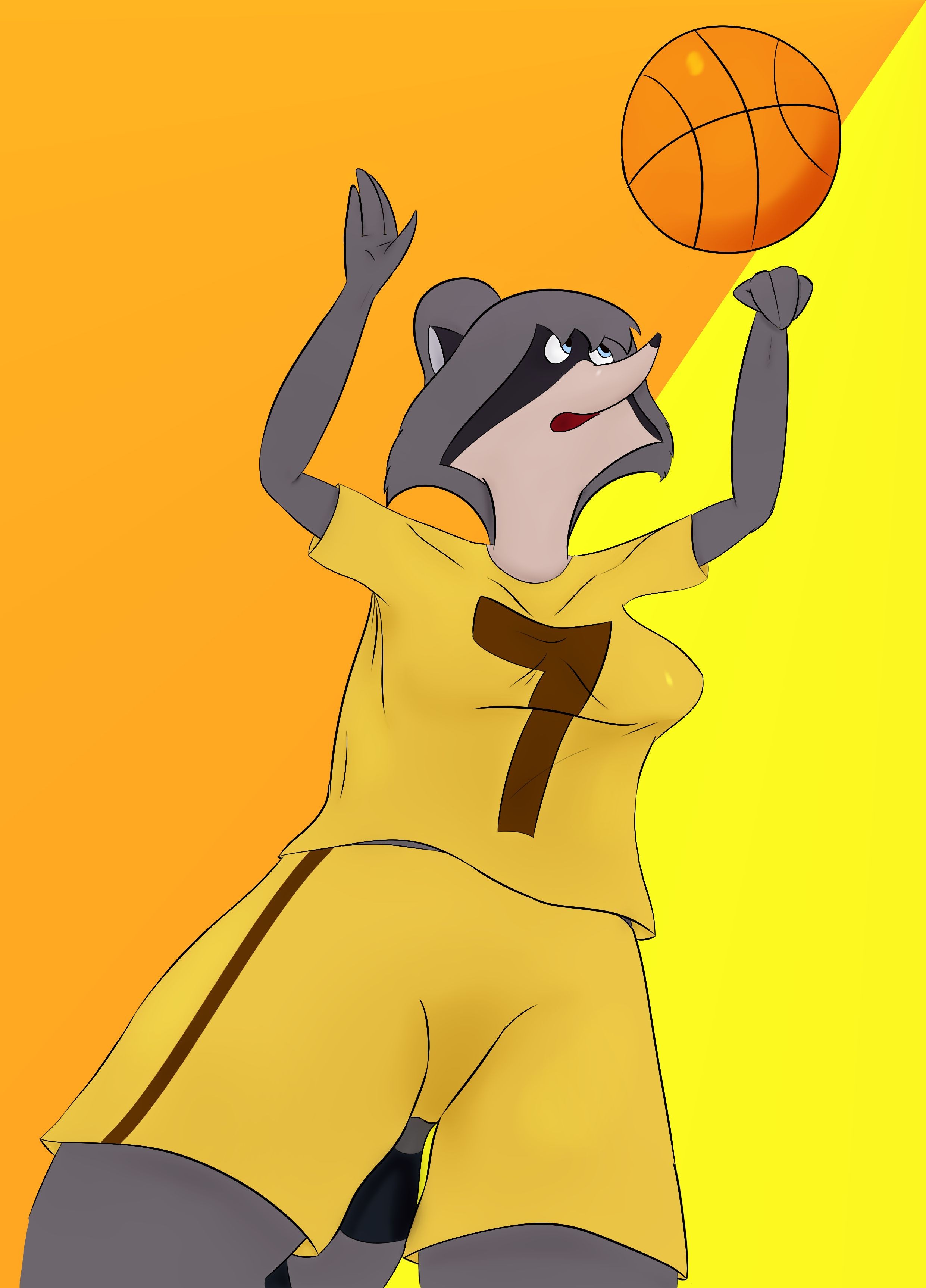 Lisa Raccoon 1 - By @dismaldon on Itaku