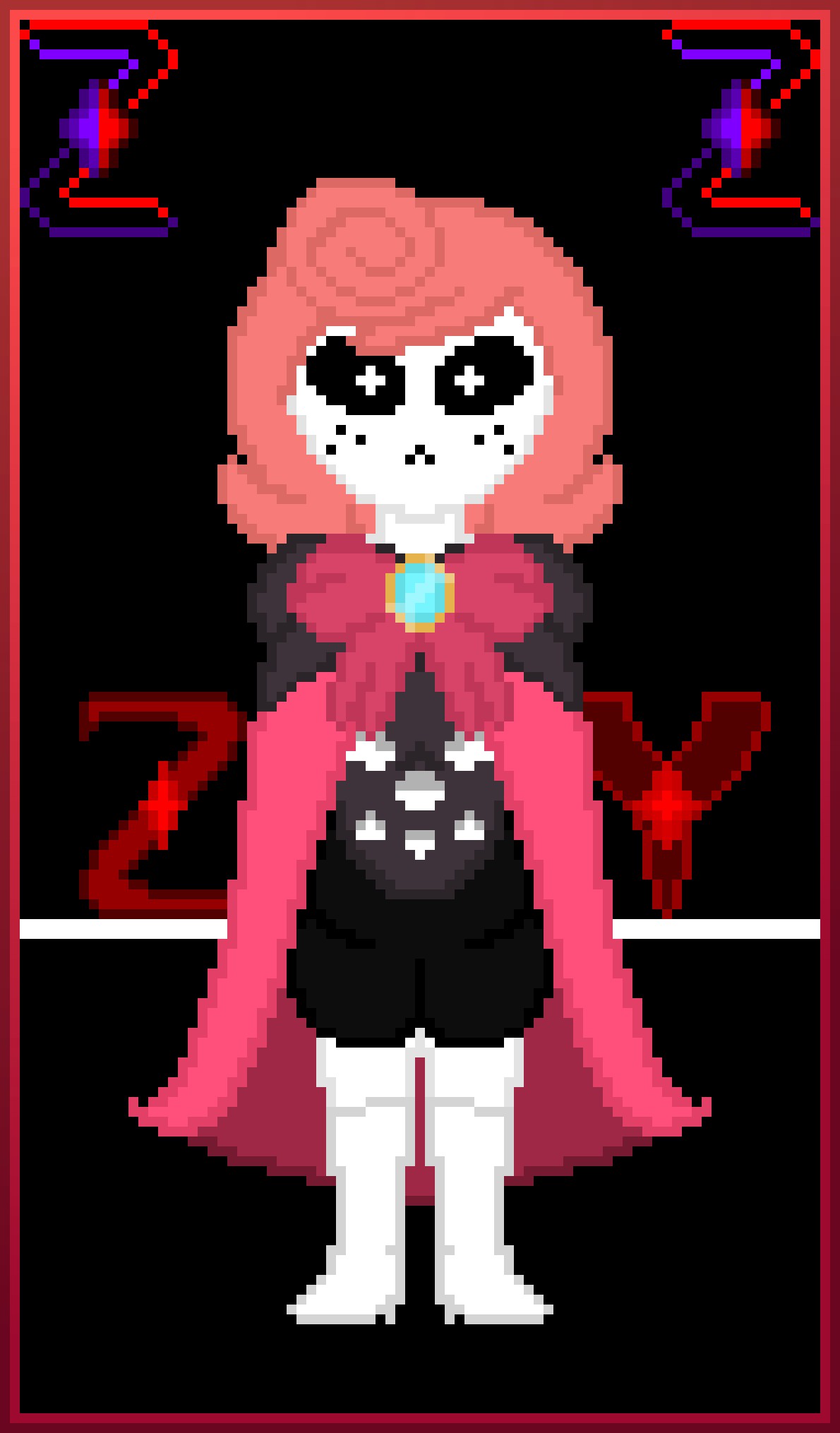 Red Ribbon Undertale Undertale Red 3 - By @zixy on Itaku