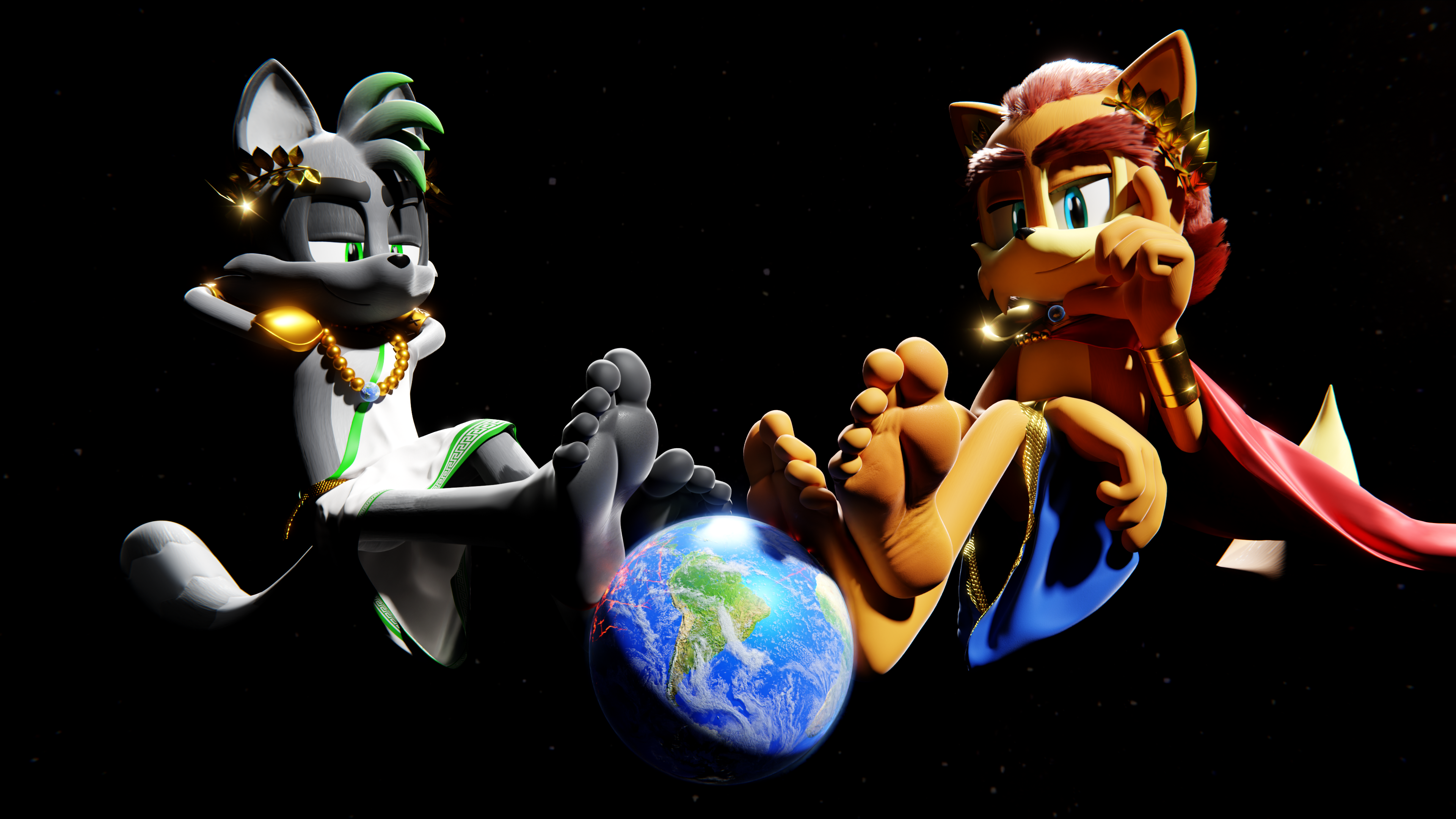[3D] Planetary Footstool - By @feetymcfoot on Itaku