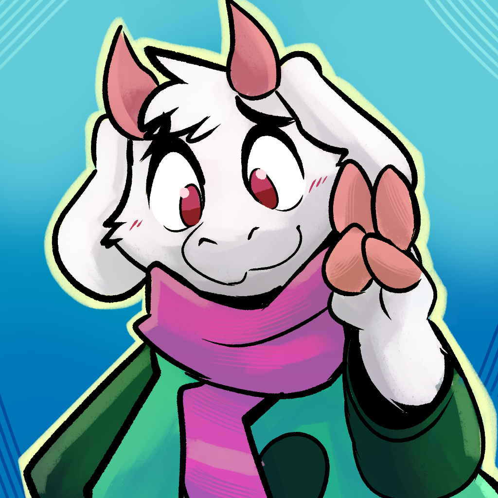 ralsei - By @sadcat16hrz on Itaku