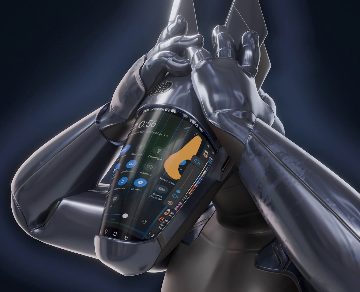 phantom touch - By @dvorakir on Itaku