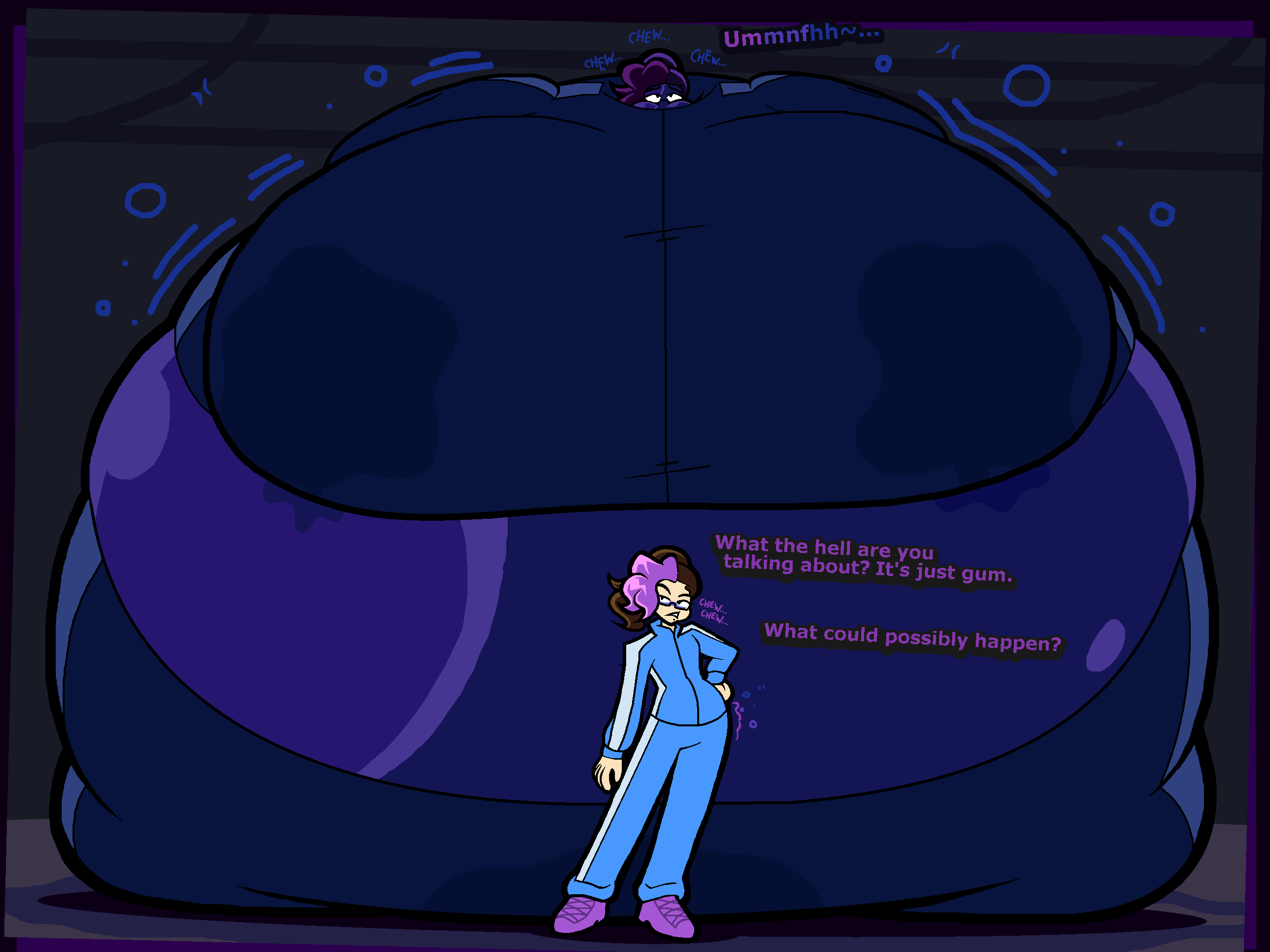 (comm) its as blueberry as it gets - By @honeyswells on Itaku